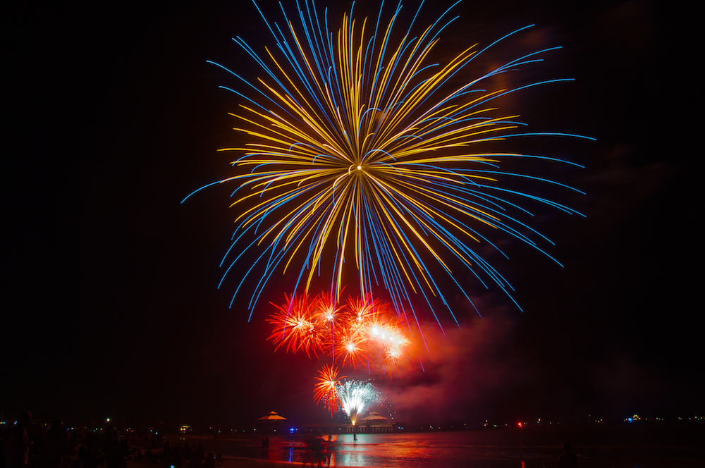 Fireworks on Fort Myer Beach 2 Shutterbug